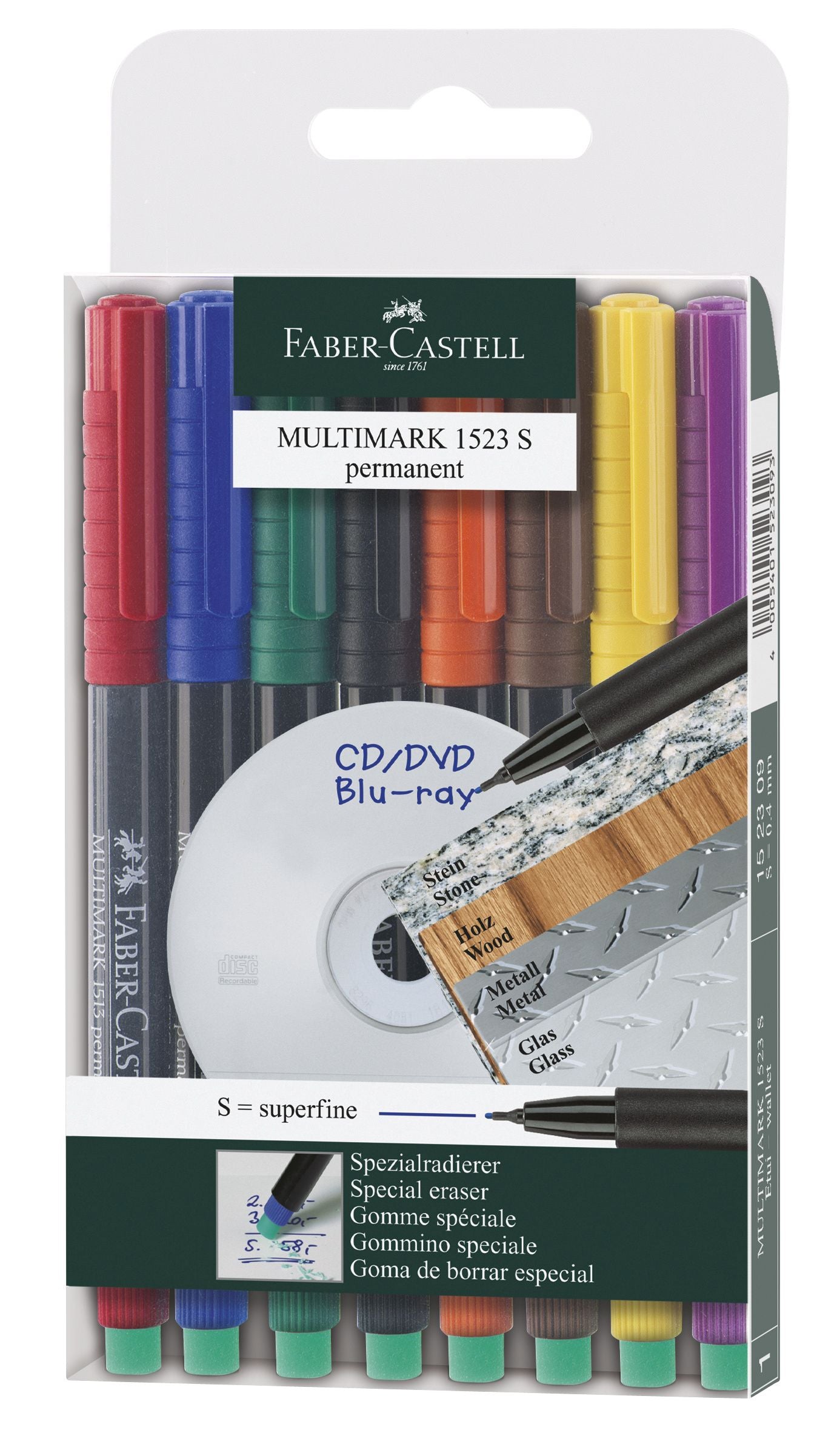 MARKER PERMANENT SET 8 S MULTIMARK FABER-CASTELL MARKER PERMANENT SET 8 S MULTIMARK FABER-CASTELL